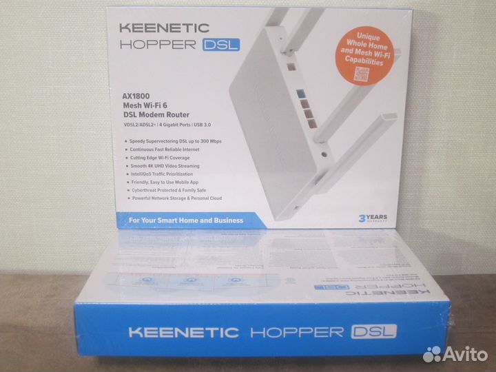 Wi-Fi роутер Keenetic Hopper DSL новый гарантия