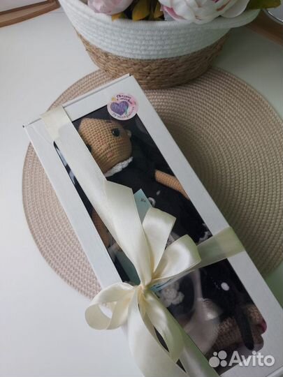 Кукла вязанная ручной работы