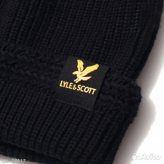 Шапка Lyle Scott черная