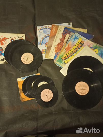 Виниловые пластинки на декор