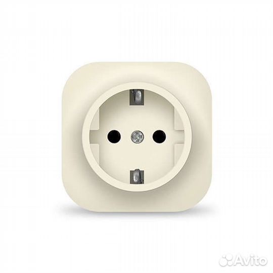 Розетка 1-м оп 16А IP20 с заземл. сл. кость ionich 1433