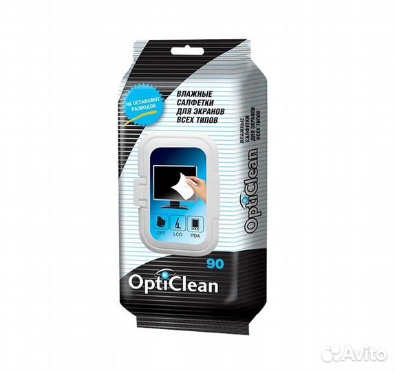 Салфетки влажные для экранов всех типов