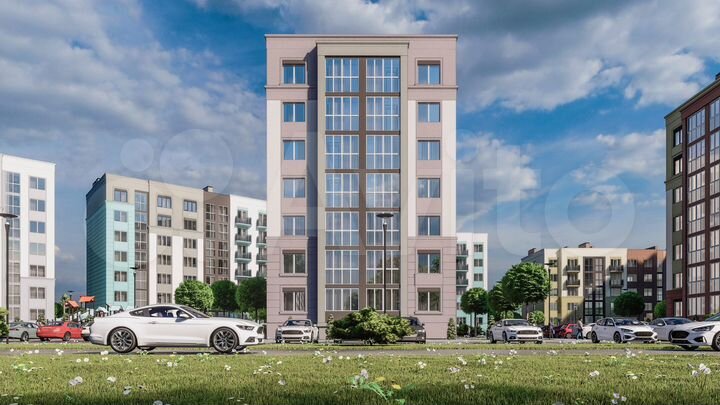 2-к. квартира, 58,9 м², 4/5 эт.