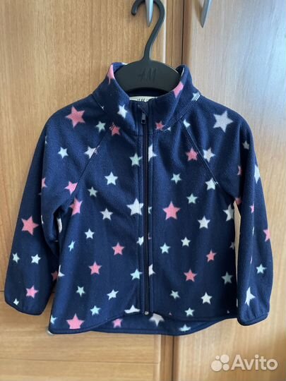 Флисовая кофта hm 98/104