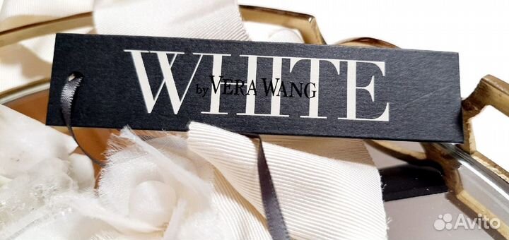 Vera wang white пояс белый новый