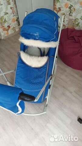 Детские санки коляска