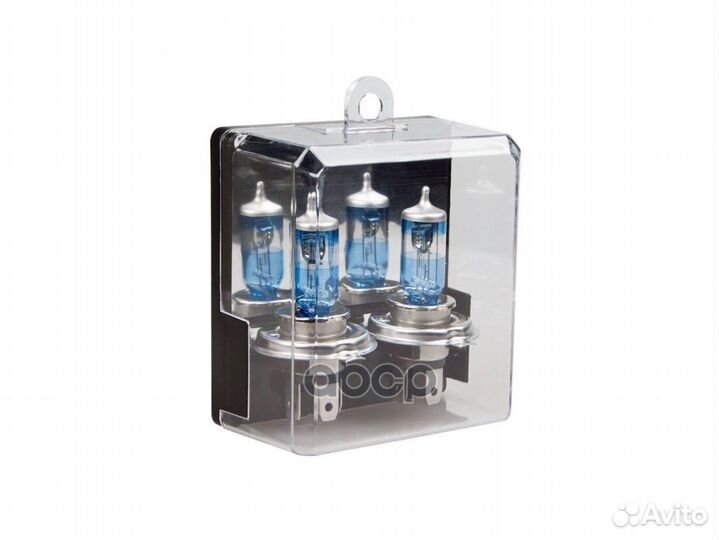 Лампа 12V H4 60/55W P43t 4000K kraft 2 шт. карт