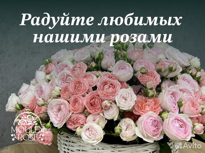 Цветы розы с доставкой