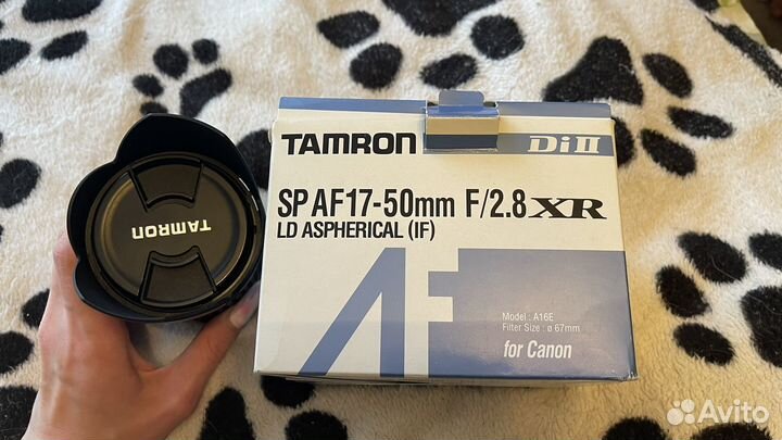 Объектив for canon - tamron sp af17-50mm f/2.8xr