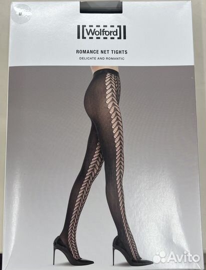 Колготки Wolford романс нэт новые оригинал М