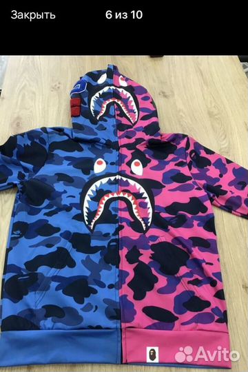 Кофта Bape Shark