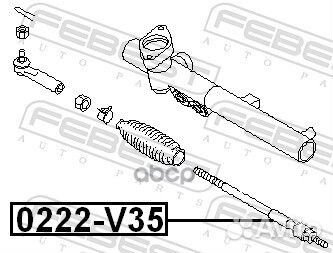 Тяга рулевая перед прав/лев nissan 350Z Z33