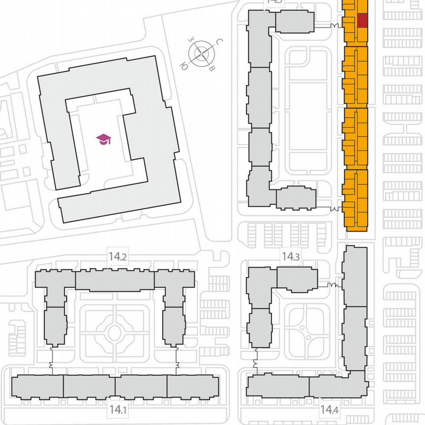 2-к. квартира, 53,7 м², 7/8 эт.