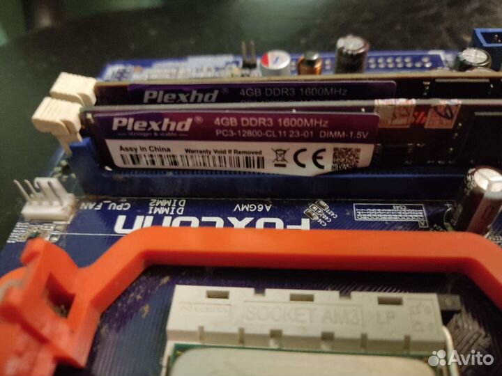 Комплект AM3 8gb DDR3