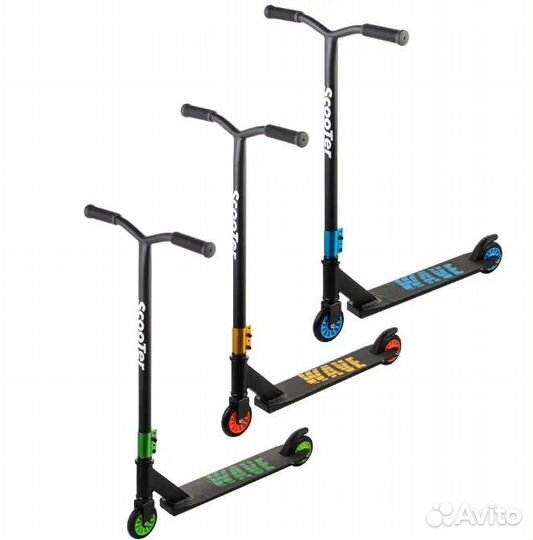 Самокат трюковой облегченный 100мм