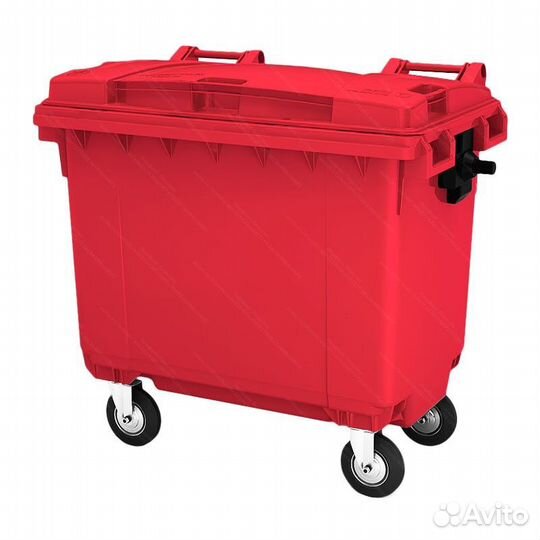 Мусорный евроконтейнер пластиковый 660л PC-5981