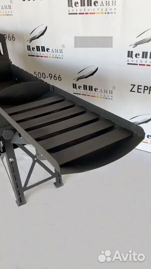 Мангал «паровоз Байкал» с крышкой