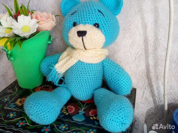 Зайка и мишка,ручная работа