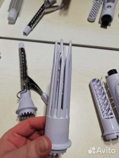 Фен-щетка для волос с насадками