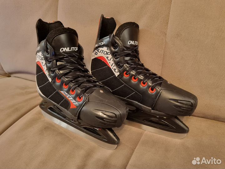 Коньки хоккейные для мальчика раздвижные 32-35