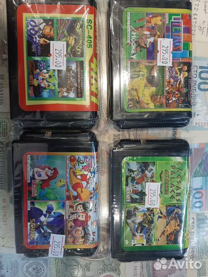 Новые картриджи Sega 16bit новые