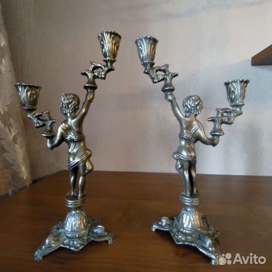 Часы каминные и подсвечники, Германия