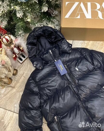 Пуховик Polo Ralph Lauren glossen down jacket