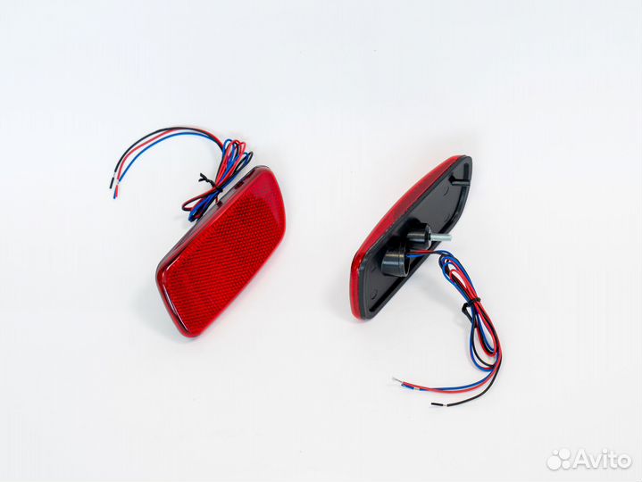 Катафоты заднего бампера Лада калина 1 LED