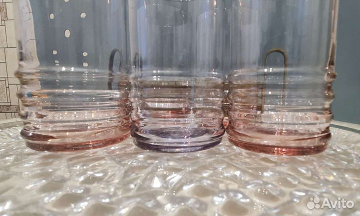 Волнистые стаканы СССР. Винтажные