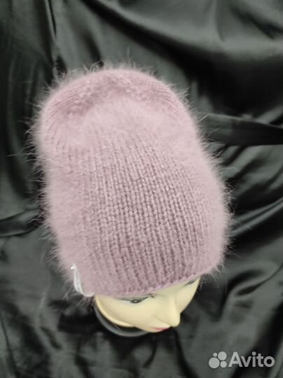 Шапка бини из пуха норки