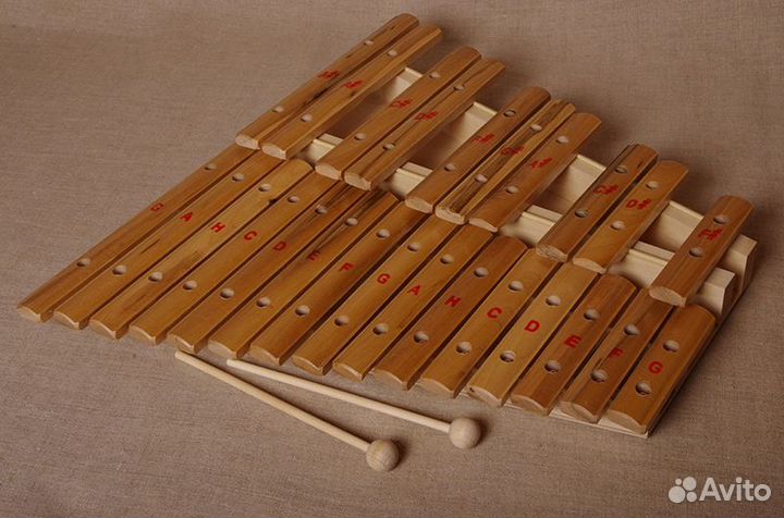 MS-K1-KS-12 Ксилофон хроматический, 25 пластин