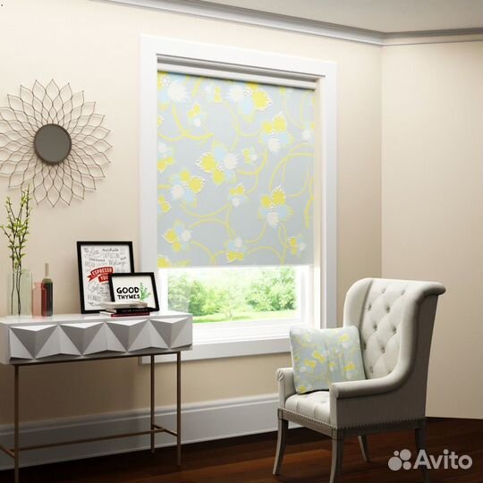 Римские шторы с электроприводом на заказ