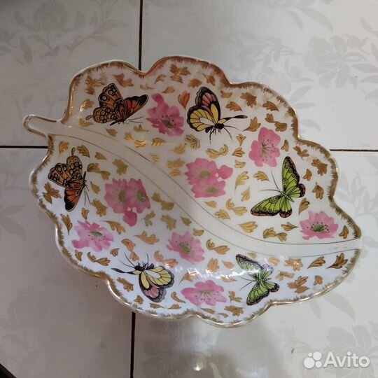 Ваза / конфетница фарфор Auratic