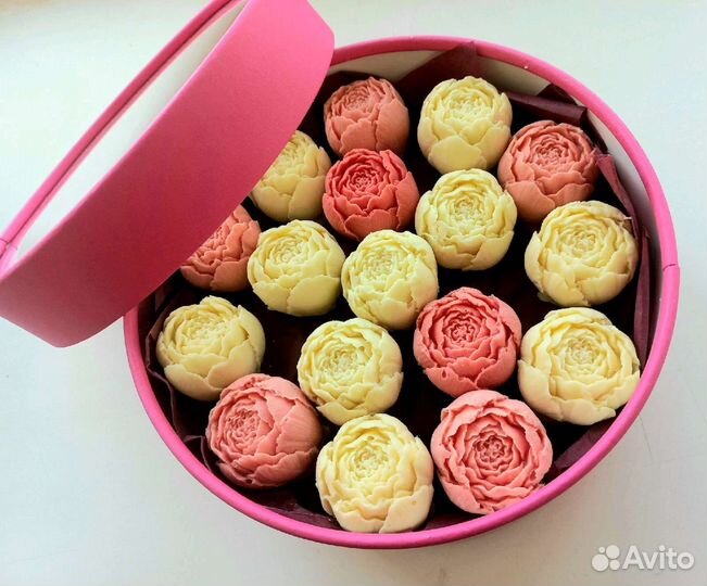 Шоколадные цветы на 14 февраля