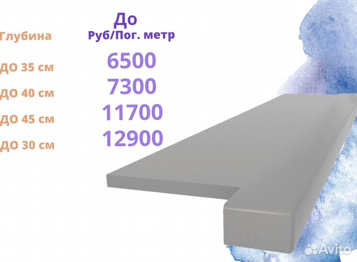 Подоконники под мрамор