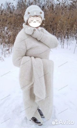 Свитер из собачьего пуха (самоед)