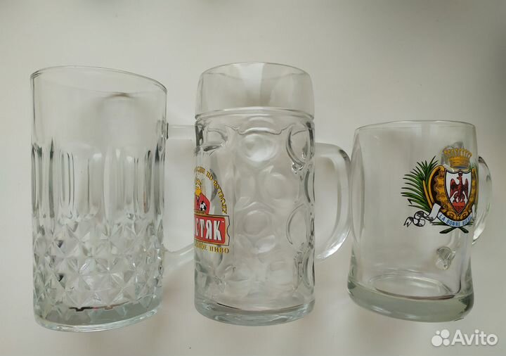 Пивные кружки, бокалы, пепельницы