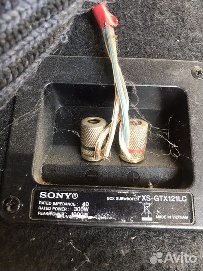 Сабвуфер sony xplod 1000w