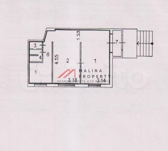 Сдам торговое помещение, 51 м²