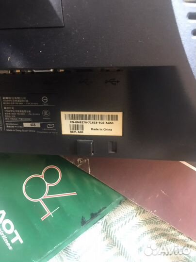 Монитор dell б/у, 1704 FPTt на запчасти