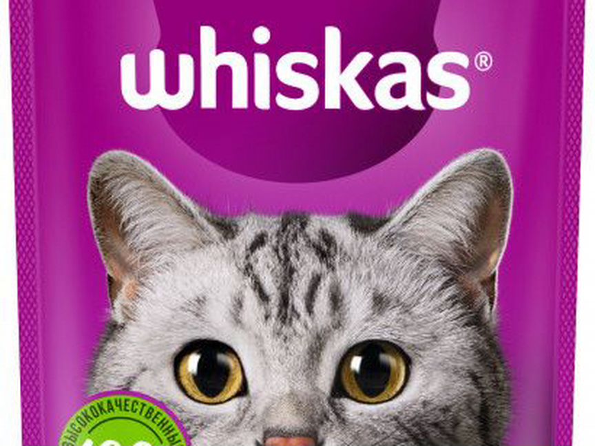 Корм для кошек Новый Whiskas Рагу Индейка и Кролик