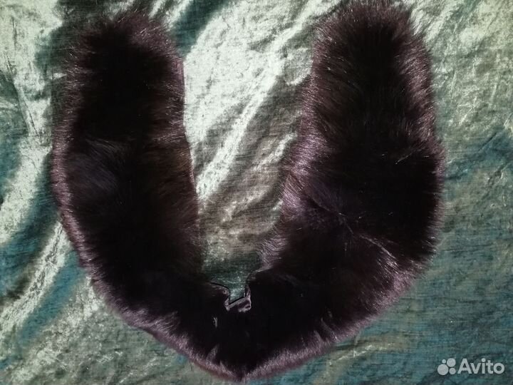 Меховой воротник песец