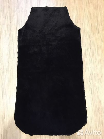 Накидка меховая черная