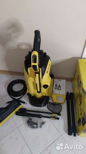 Новая автомойка Karcher K4, пароочиститель