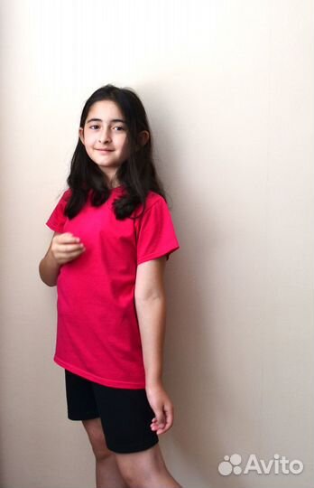 Костюм спортивный Футболка+шорты110-128 рост