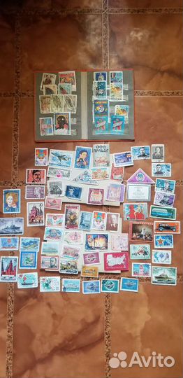 Марки СССР, альбом с марками