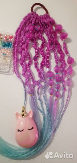 Резинка с косами