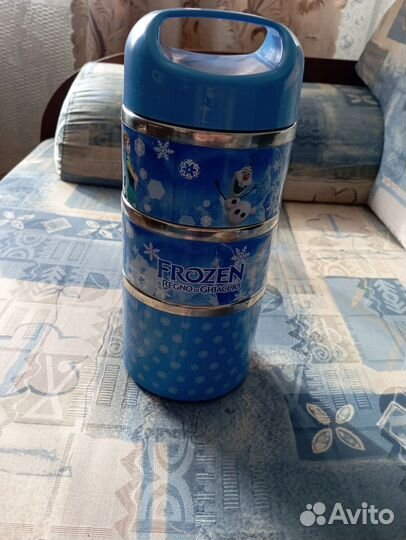 Термос с контейнерами для еды,детский