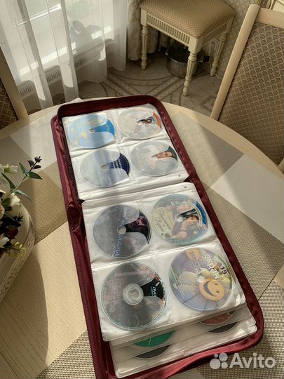 Личная коллекция дисков в чемодане + 3D очки