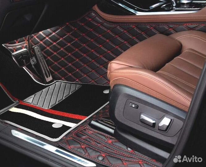 3D Коврики Hyundai Салон Багажник из Экокожи